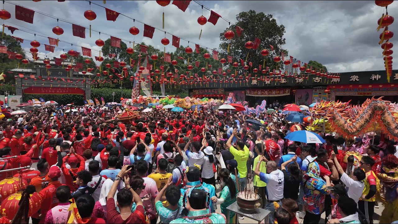 2026 马来西亚 柔佛古庙游神 万人烈日下护送 众神出銮 起驾到行宫~ Johor ancient temple Chingay Parade (Day 1) @ Malaysia