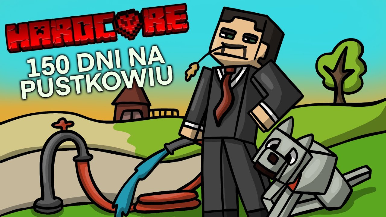 SPEEDRUNNER VS 150 DNI NA PŁASKIM PUSTYNNYM ŚWIECIE Z PATYKAMI W MINECRAFT!