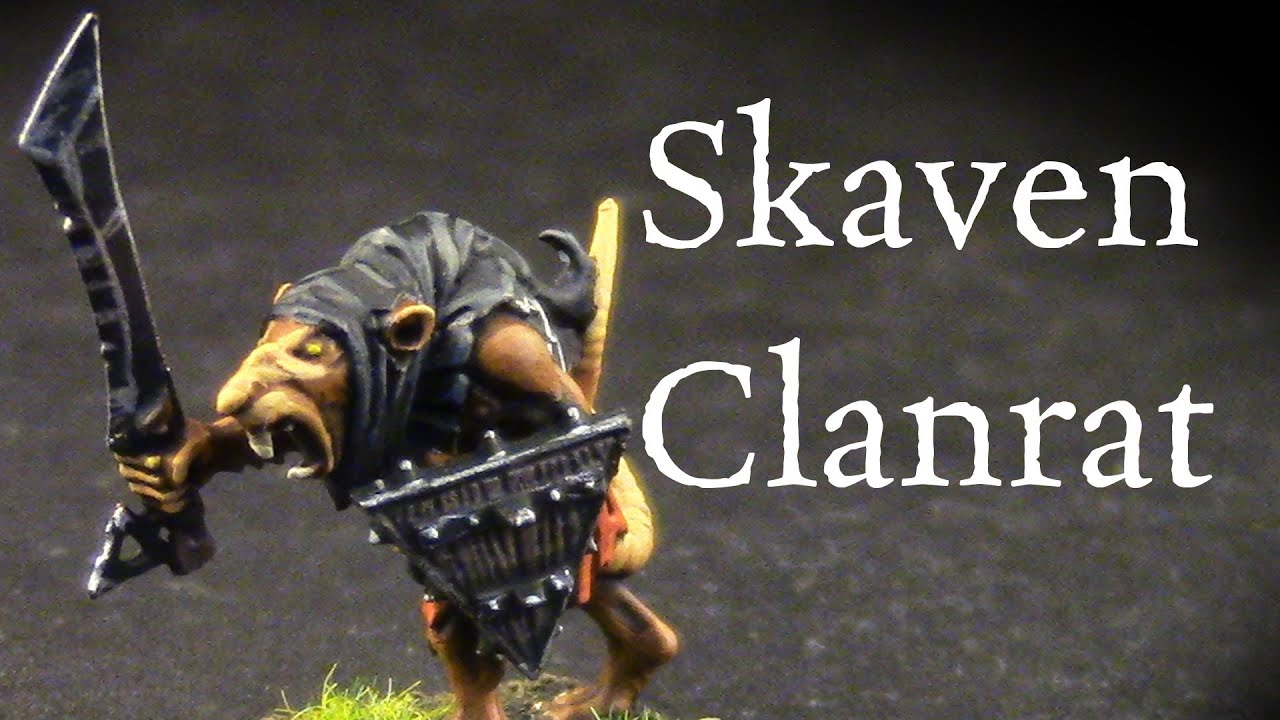 How to paint Skaven Clanrats