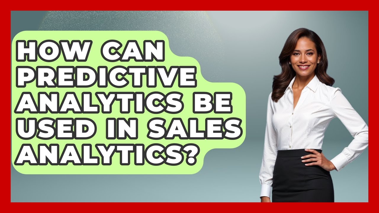 How Can Predictive Analytics Be Used in Sales Analytics? | Sales Pro Blueprint News
