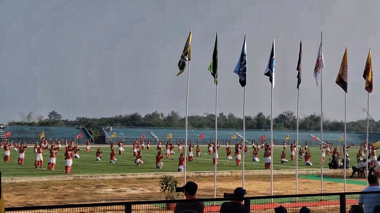 Folk Dance by Khumpui Academy Student on Opening Ceremony of TTAADC Super League #tindradvrma