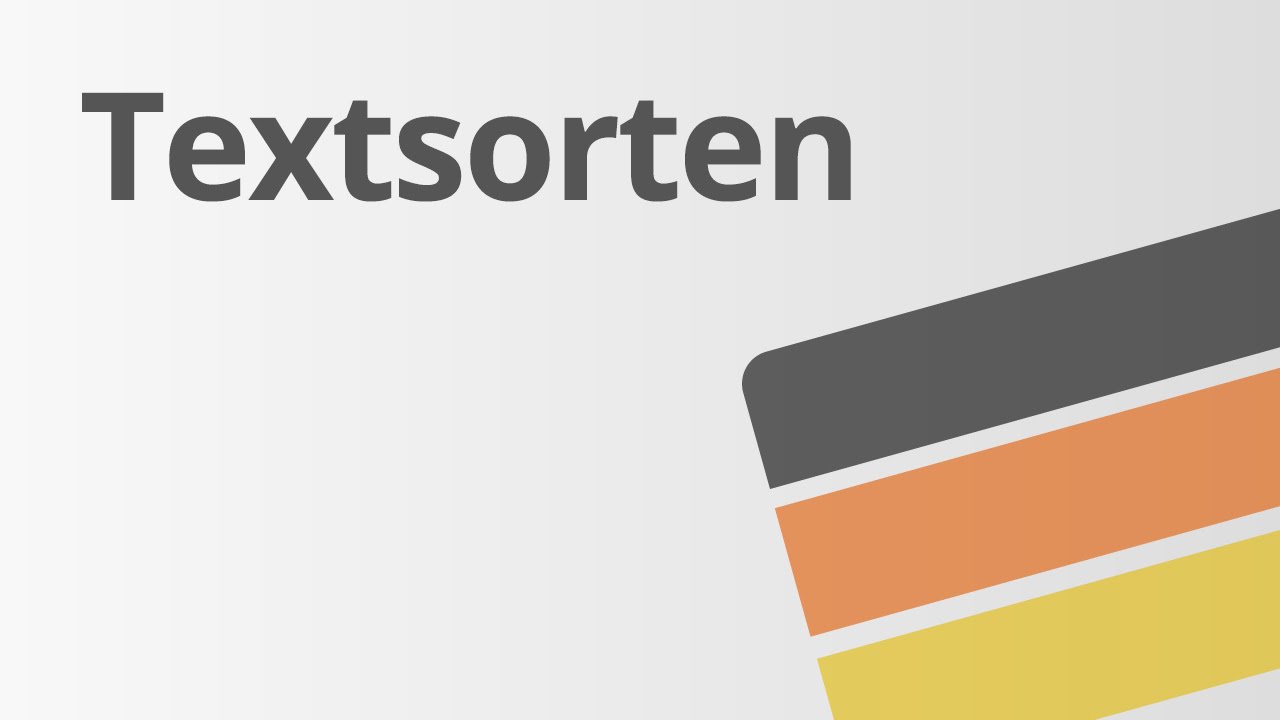 Textsorten unterscheiden | Deutsch | Lesen und mit Literatur umgehen