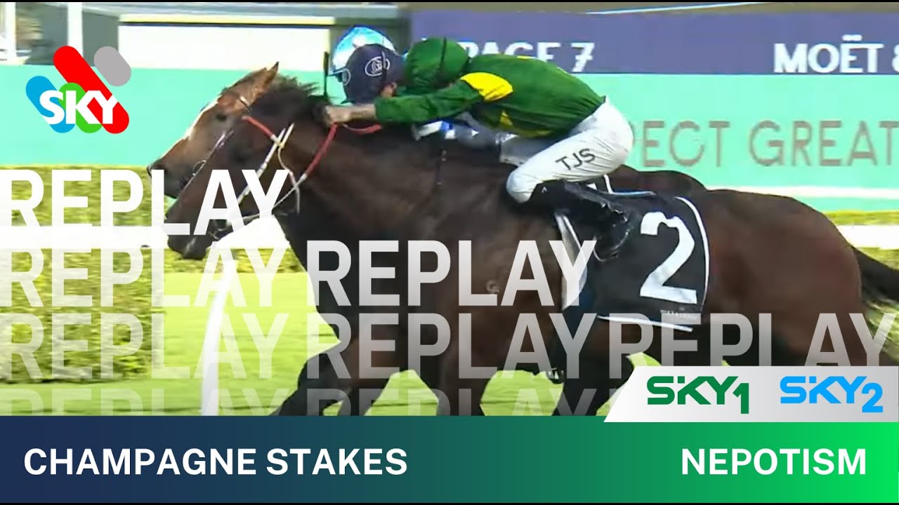NEPOTISM WINS THE CHAMPAGNE STAKES