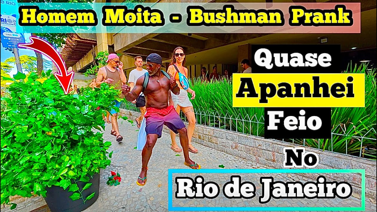 Pegadinha: Quase fui parar no hospital - Bushman Prank