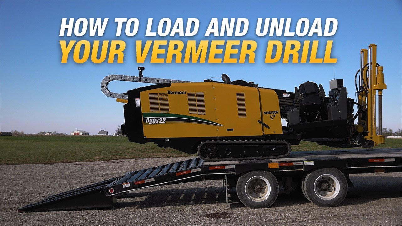 Loading and unloading a drill