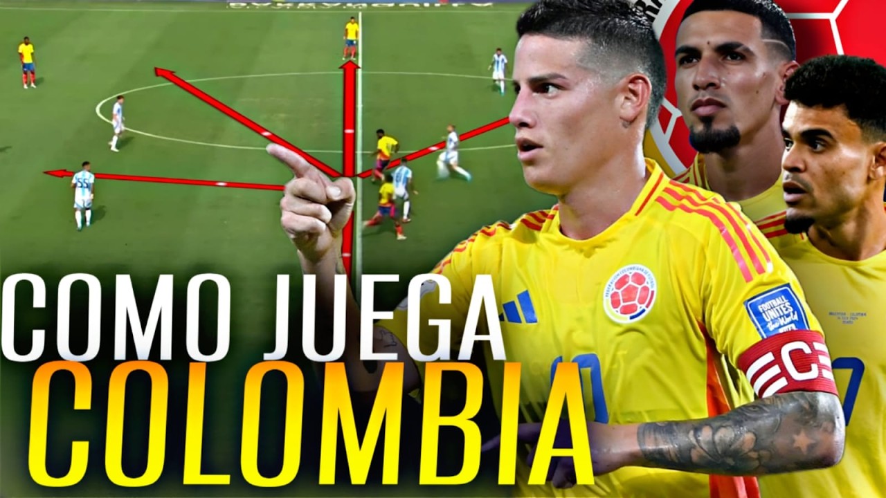 🟡🔵🔴 COMO JUEGA LA SELECCIÓN COLOMBIA de NESTOR LORENZO 🟡🔵🔴