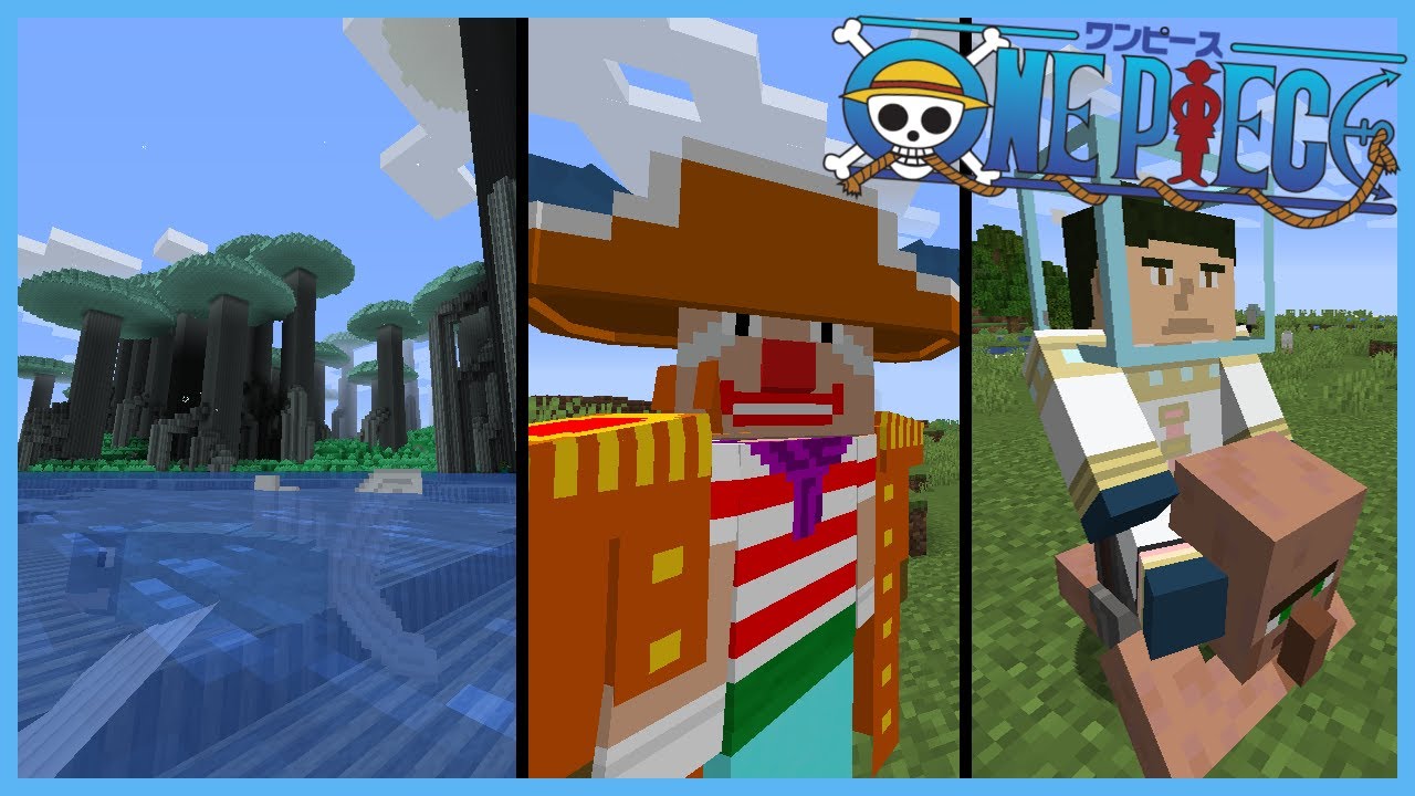 NEW BOSSES, VICE ADMIRALS, CELESTIAL DRAGONS, BIOMES & MORE! Minecraft One Piece Mod Review