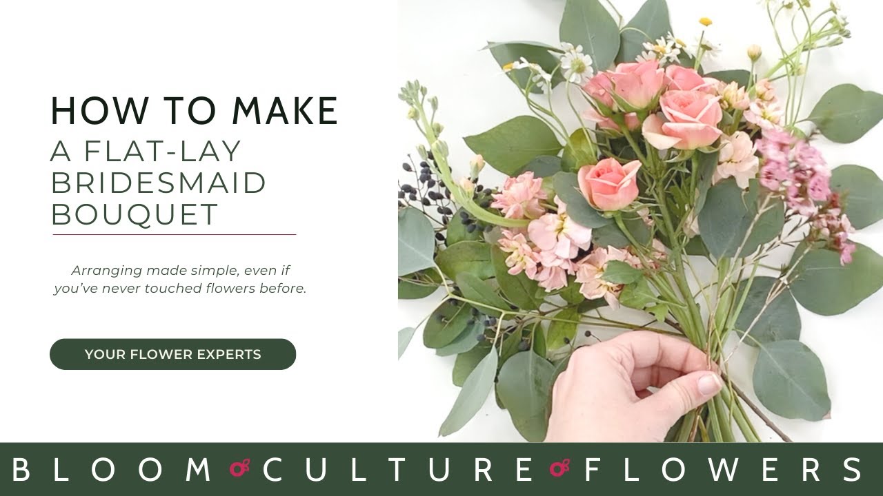 How to make a Simple Bridesmaid Bouquet