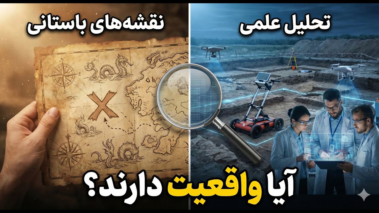 رمزگشایی علمی نقشه‌های گنج؛ مهندسی دفینه‌ یابی در دنیای باستان چگونه بود؟