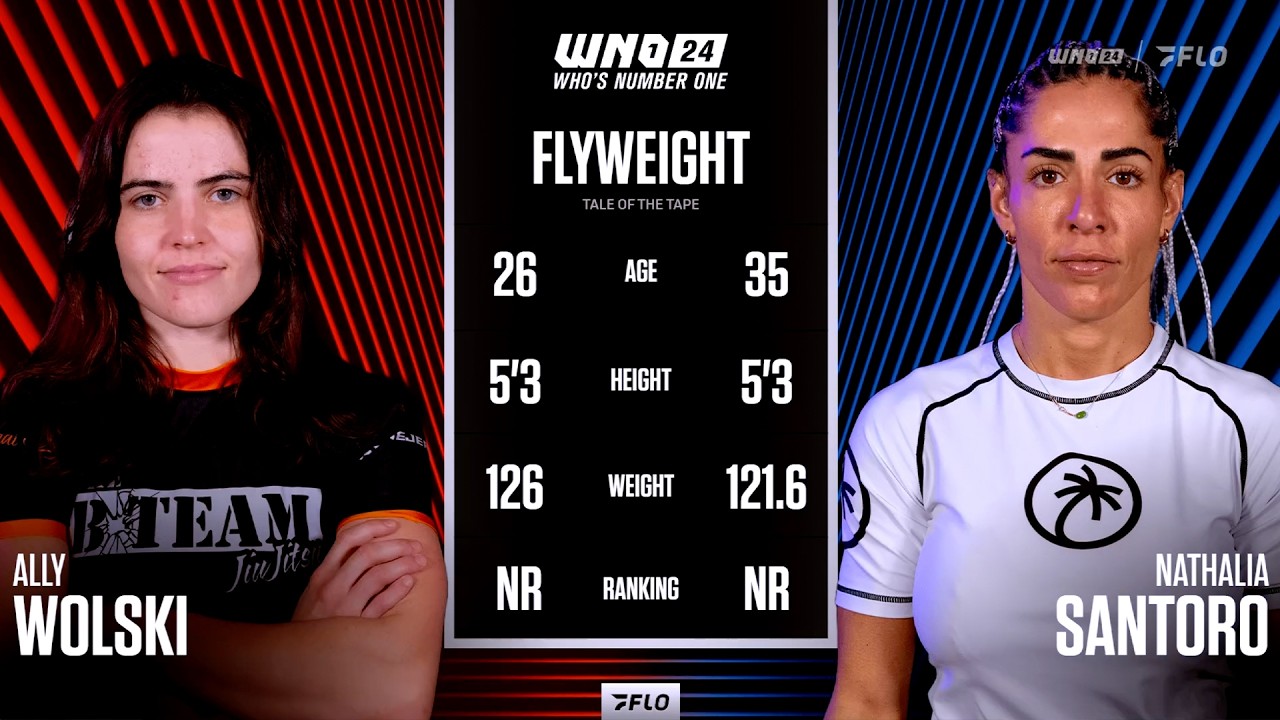 Ally Wolski vs Nathalia Santoro | WNO 24: Gordon Ryan vs Josh Saunders