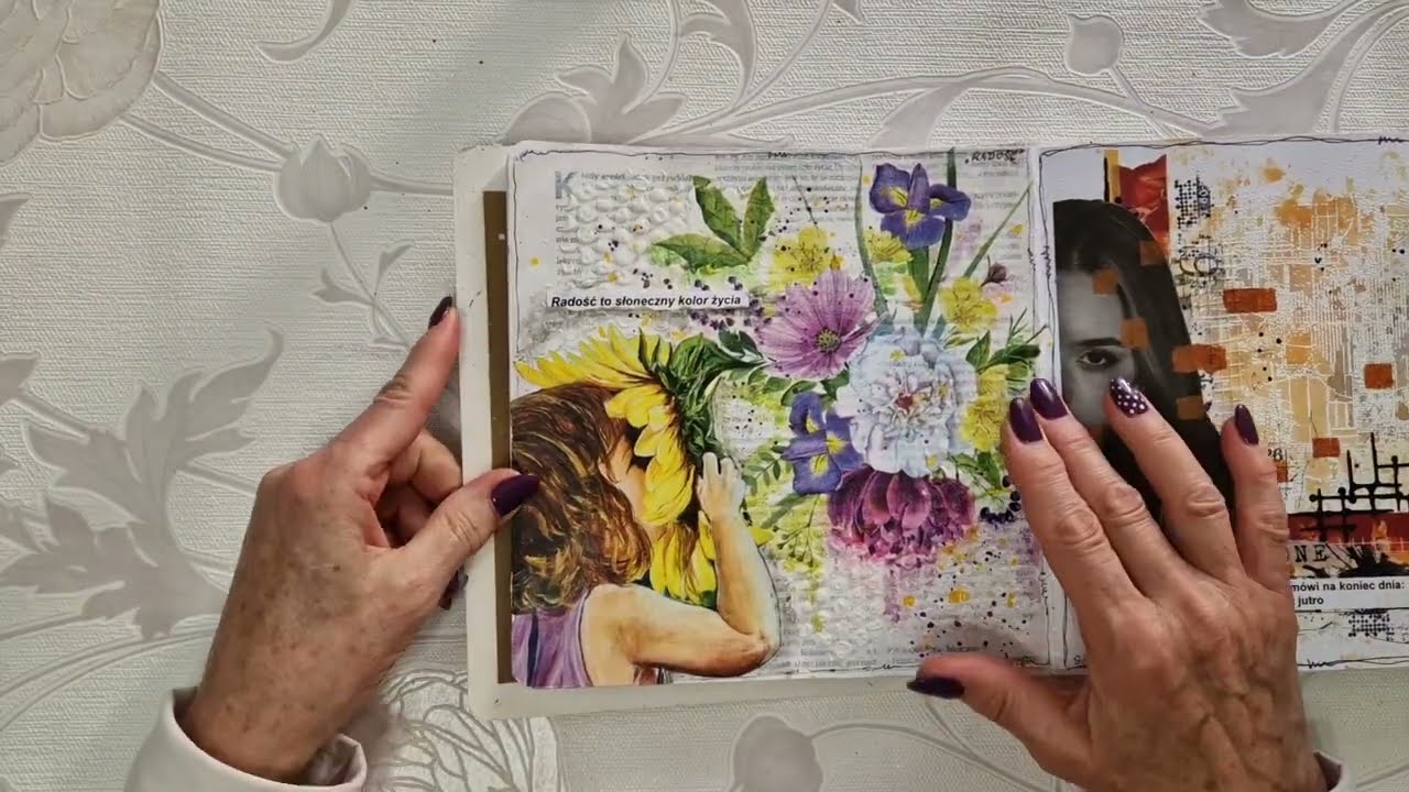 Artjournalowanie w Kraftowej Przystani #artjournal #kraftowaprzystań #artpozytywnik