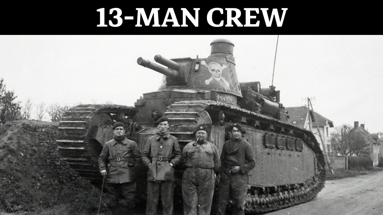 Zeppelin Engines & 13 Tankers: Inside the French Giant Char 2C