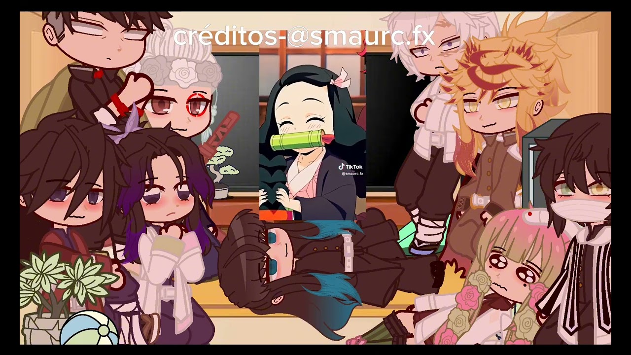 ☁💫hashiras react a muinezu💫☁•|•react•|•|•gacha club•|•|•demon slayer•|
