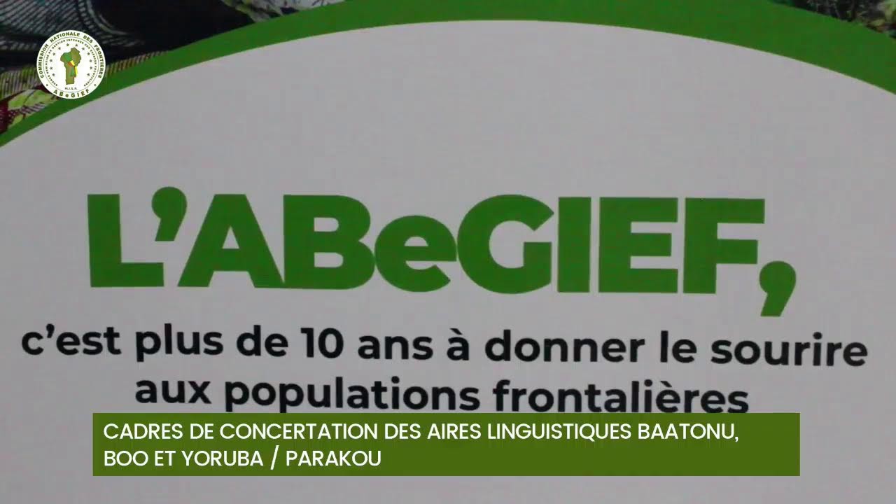 CADRES DE CONCERTATION DE L'AIRE LINGUISTIQUE BOO,  Parakou 30 avril - 1er  MAI  2025