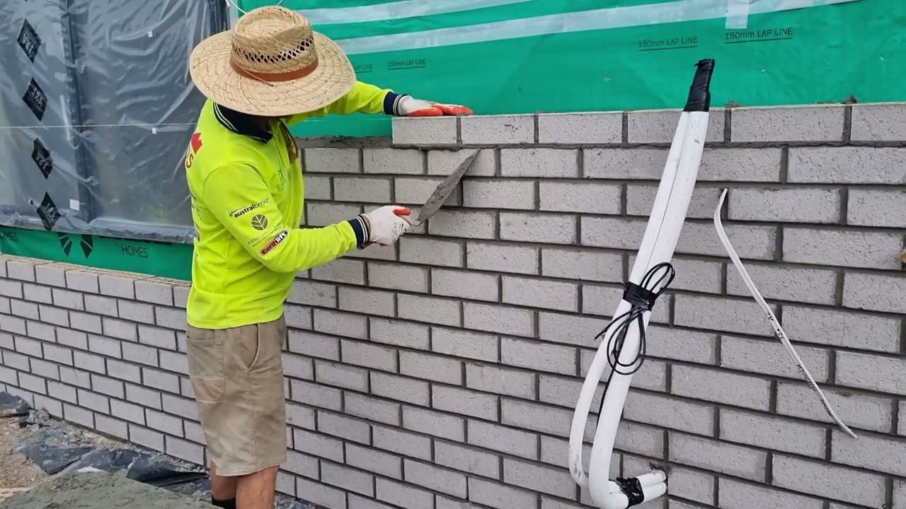 bricklaying is a hard job in Australia 🇦🇺.