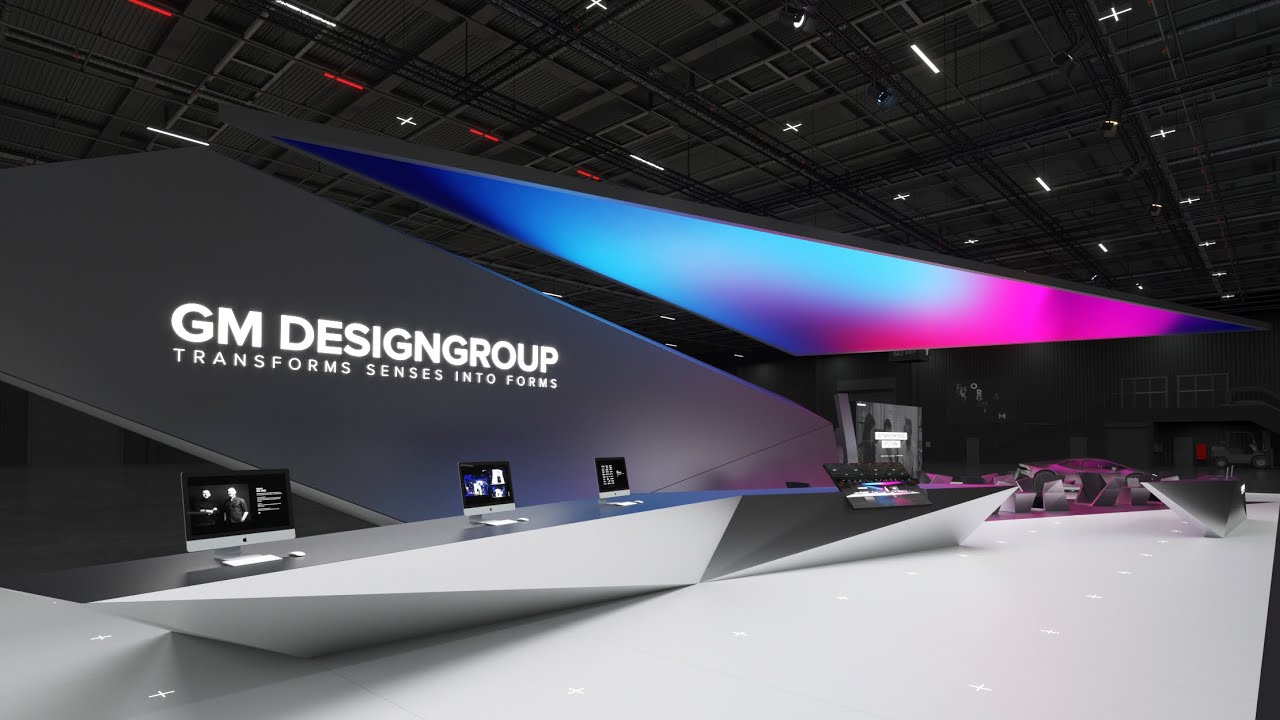 GM DESIGNGROUP ICEBERG virtual (VR) exhibition stand. 6 years of experience.