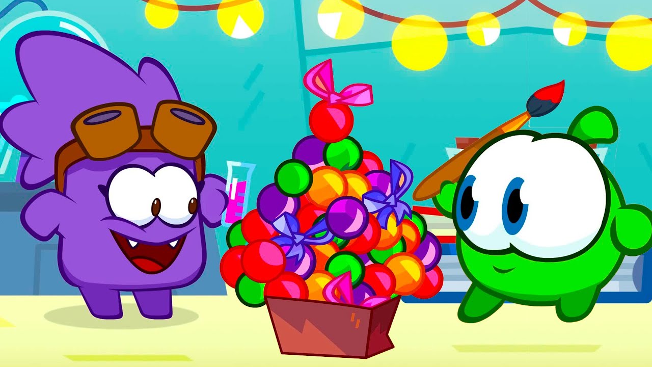 As Histórias do Om Nom - Novos Vizinhos - Festa de Natal  - Desenhos Animados para Crianças