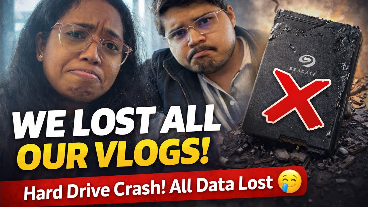 Seagate hard drive crashed | We lost all our data | Sad update 😢😢😢