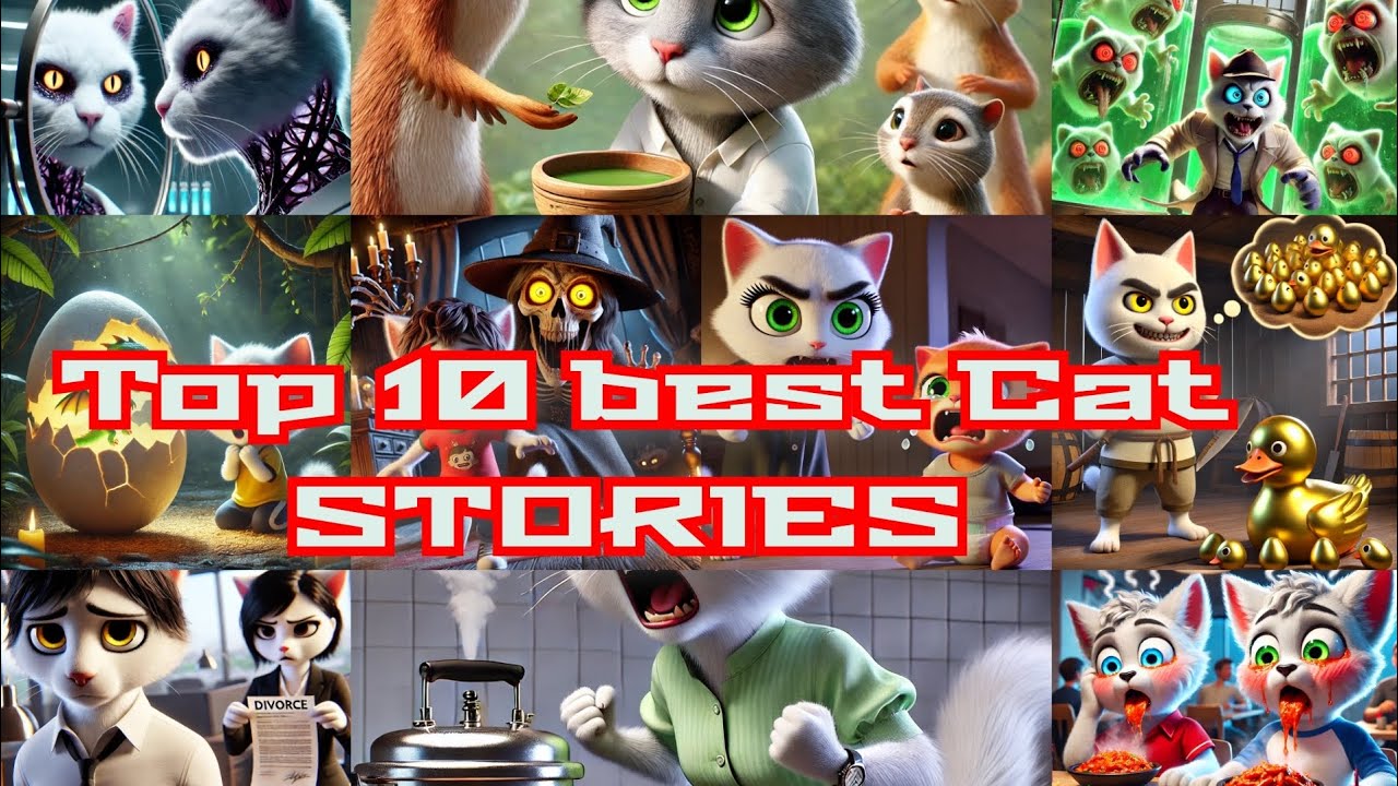Top 10 Best Cat Stories | AI Cat Stories | Cat Compilation Videos