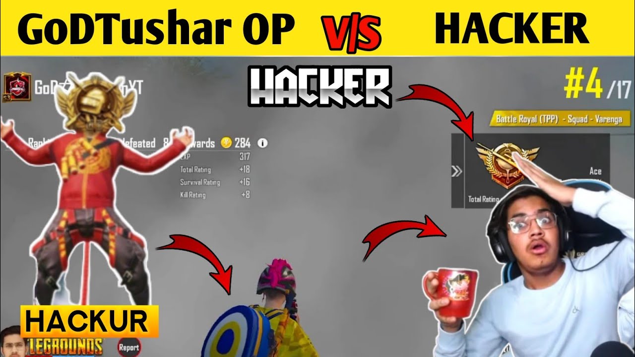 😱GoDTushar OP vs Hacker Intense Fight || GoDPraveenYT vs Hacker ||@godtusharop1 Killed By Hacker
