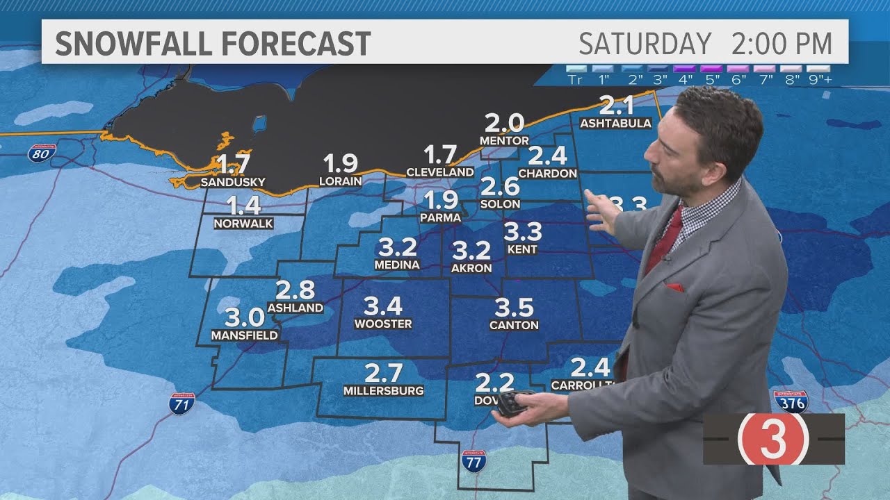 Friday's extended Cleveland weather forecast: Wintry mess this weekend in Northeast Ohio