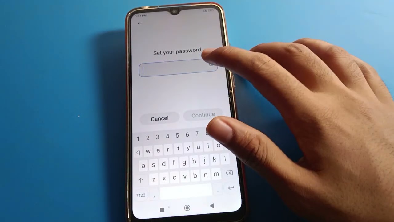 Password security setting Redmi 10A sport, how to change lock screen password redmi phone