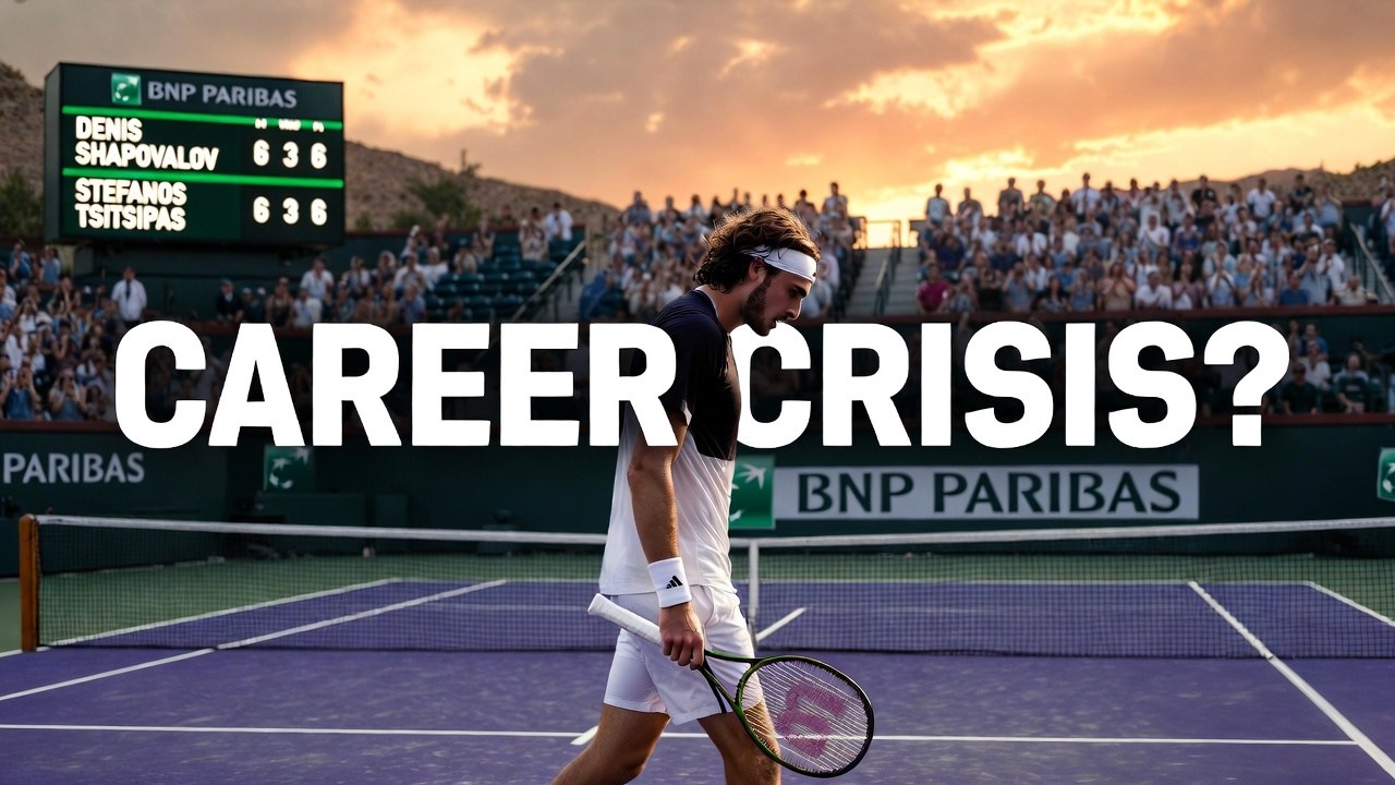 STEFANOS TSITSIPAS IN CRISIS? FORMER ATP STARS SOUND ALARM AFTER SHOCKING INDIAN WELLS LOSS