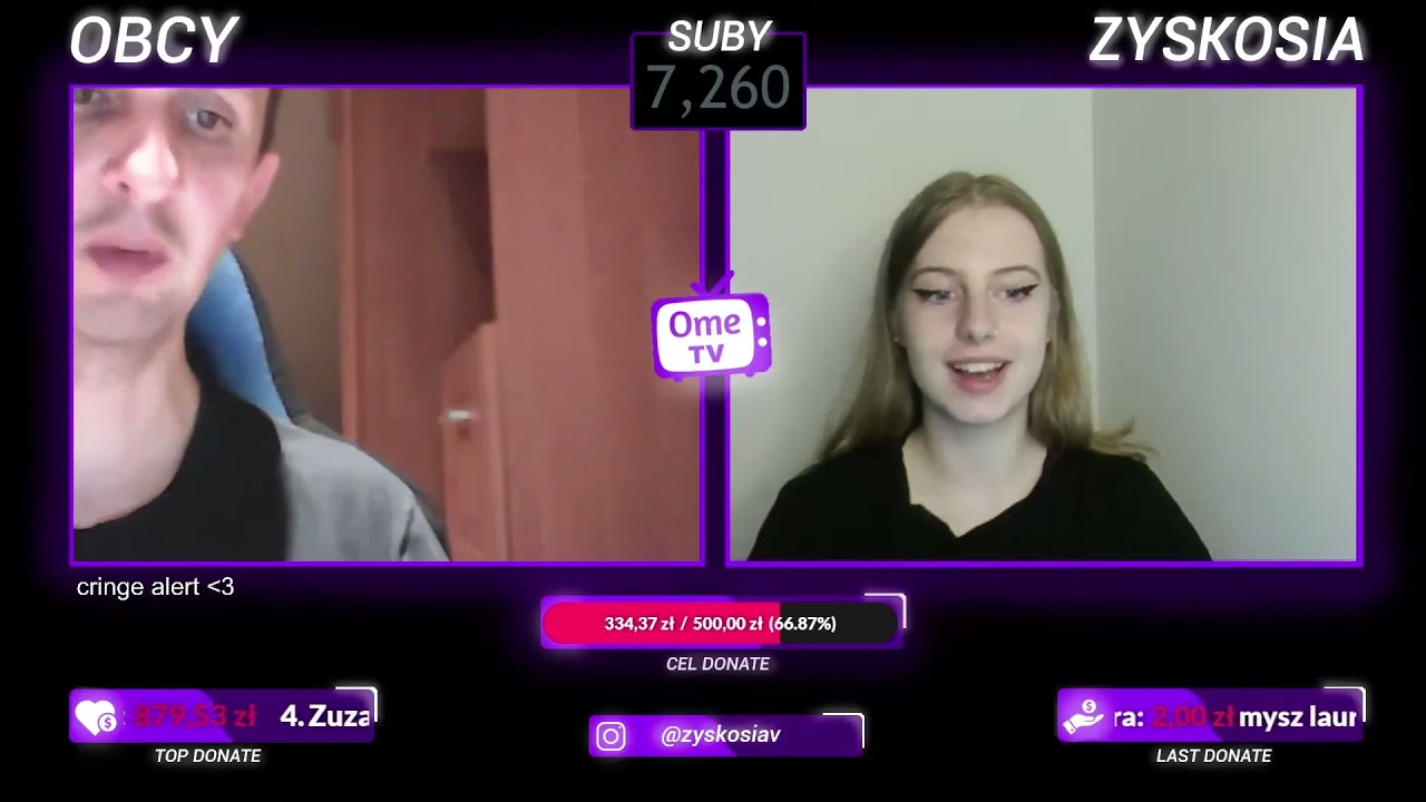 zyskosia spotyka zboczeńca na ome.tv