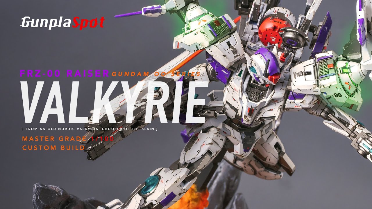 VALKYRIE : MG 1/100 OO RAISER Custom Build | Collaboration with 