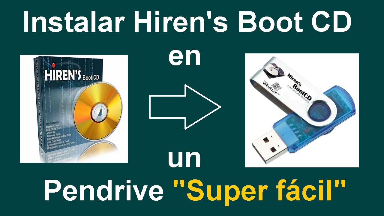 Como Instalar Hiren's Boot CD en una Memoria Flash 