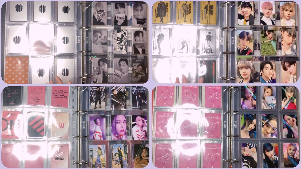 Организация карт BTS, TWICE, MAMAMOO, ATEEZ / Organization kpop photocard /kpop photocard collection