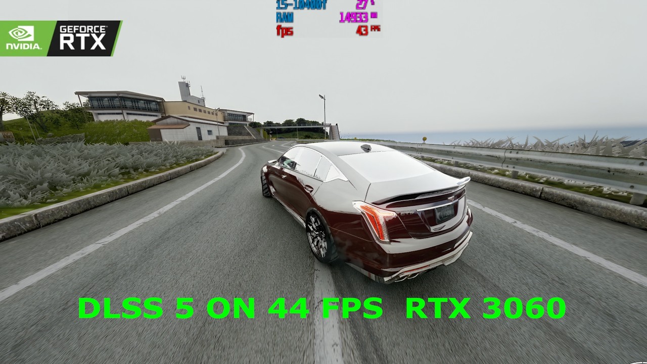 DLSS 5 on RTX 3060 &mdash; 15 FPS to 44 FPS Assetto Corsa