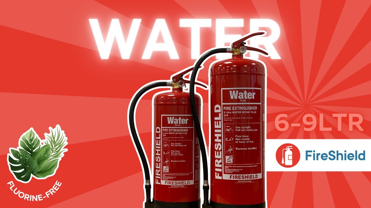 Water Plus Fire Extinguisher | FireShield | Fire Protection Shop