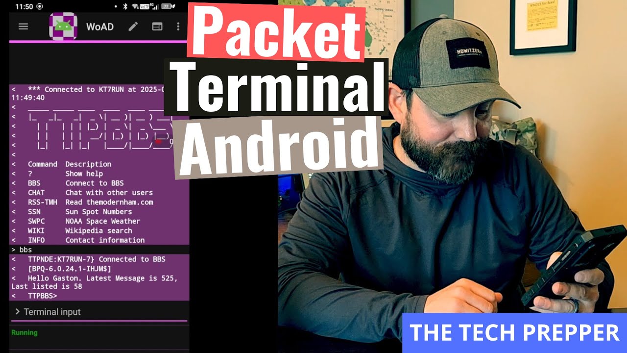 Radio Packet Terminal on your Phone using WoAD