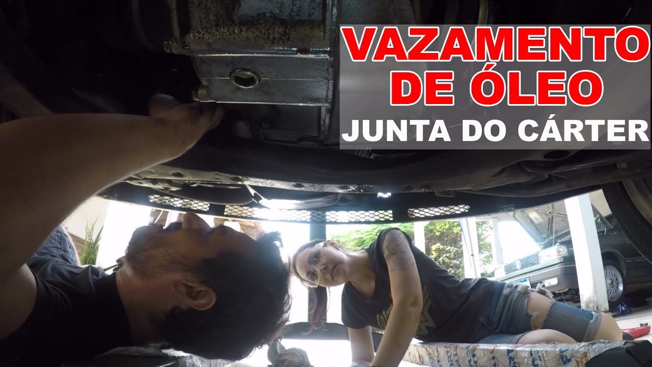[VW GOL G3 AP 1.6] VAZAMENTO DE ÓLEO PESADO! TROCA DA JUNTA DO CÁRTER MOTOR AP