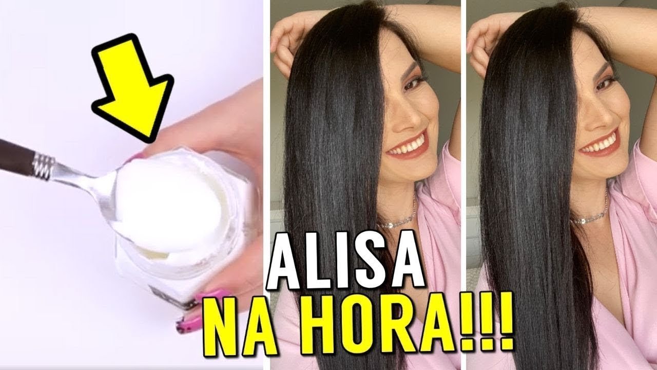 COLOQUE ISSO NO TEU CREME APENAS 1 VEZ CABELO LISO SEM CHAPINHA SEM QUÍMICA