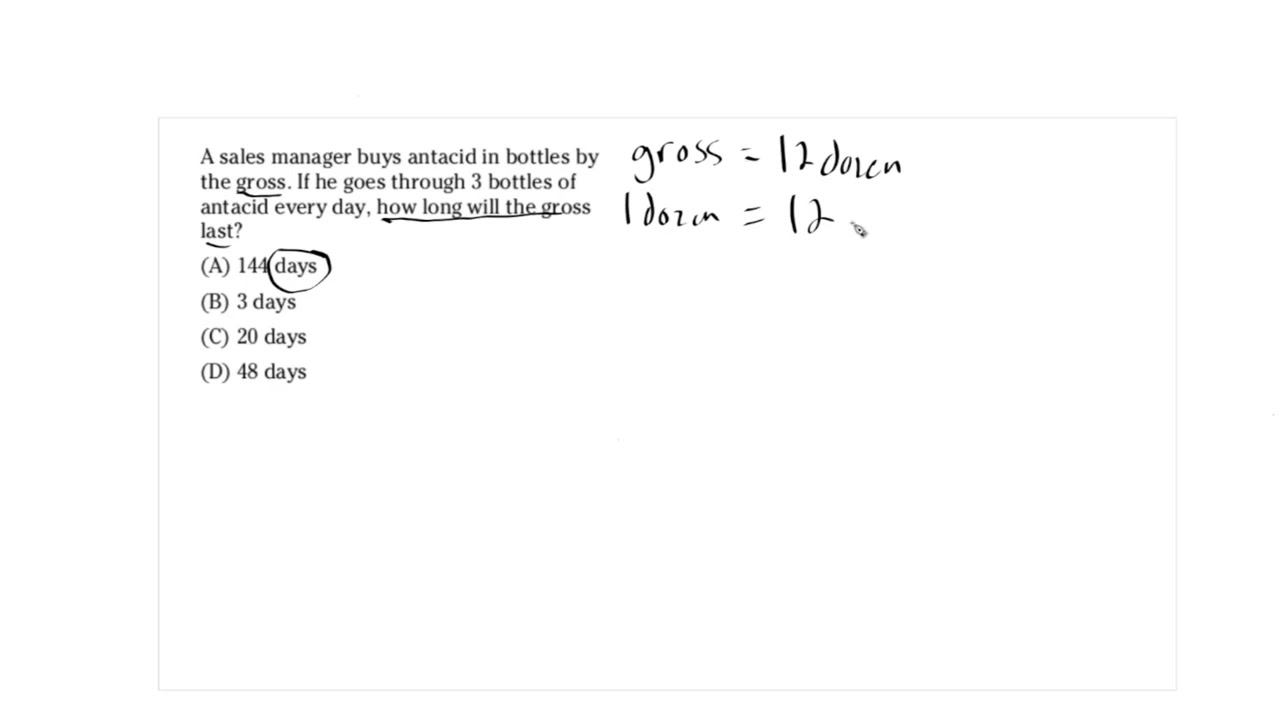 Arithmetic Reasoning ASVAB Question 3