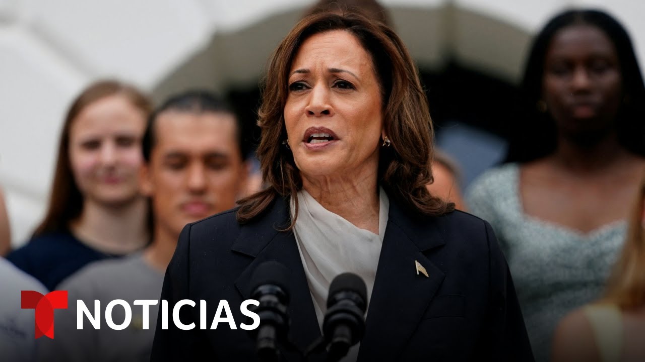 Harris habla tras conocerse que Biden renuncia a la candidatura demócrata | Noticias Telemundo
