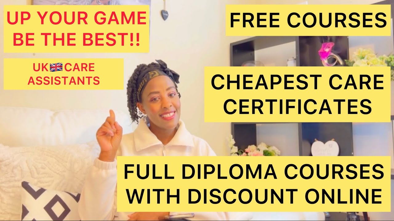 HEALTH CAREGIVER CERTIFICATE COURSES PROVIDED ONLINE FOR UK🇬🇧HEALTH CARE ASSISTANTS JOBS