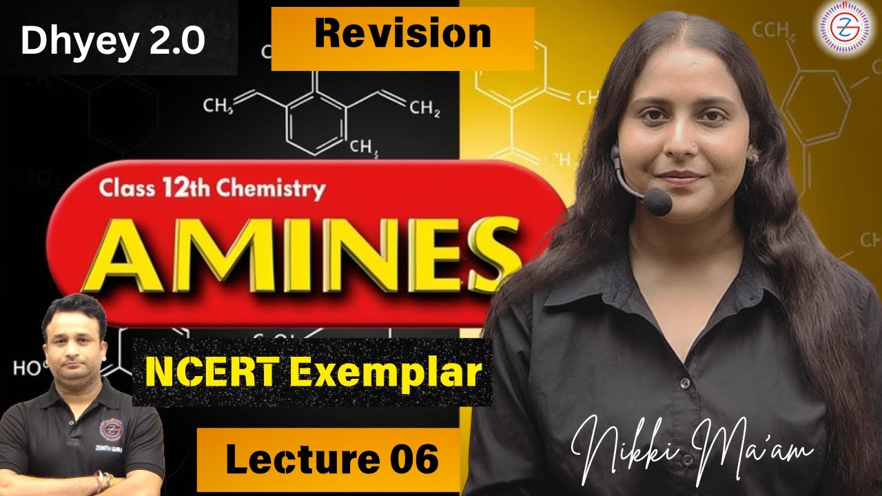 Amines | Revision From NCERT Exemplar Class 12  Board | NEET | JEE | Lecture 6 | Nikki Ma'am
