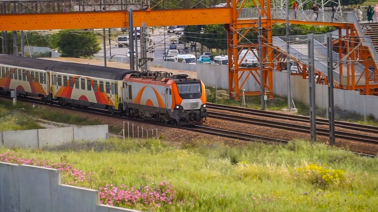 ONCF ALSTOM PRIMA M4 E-1457 assuré le train N°153 .