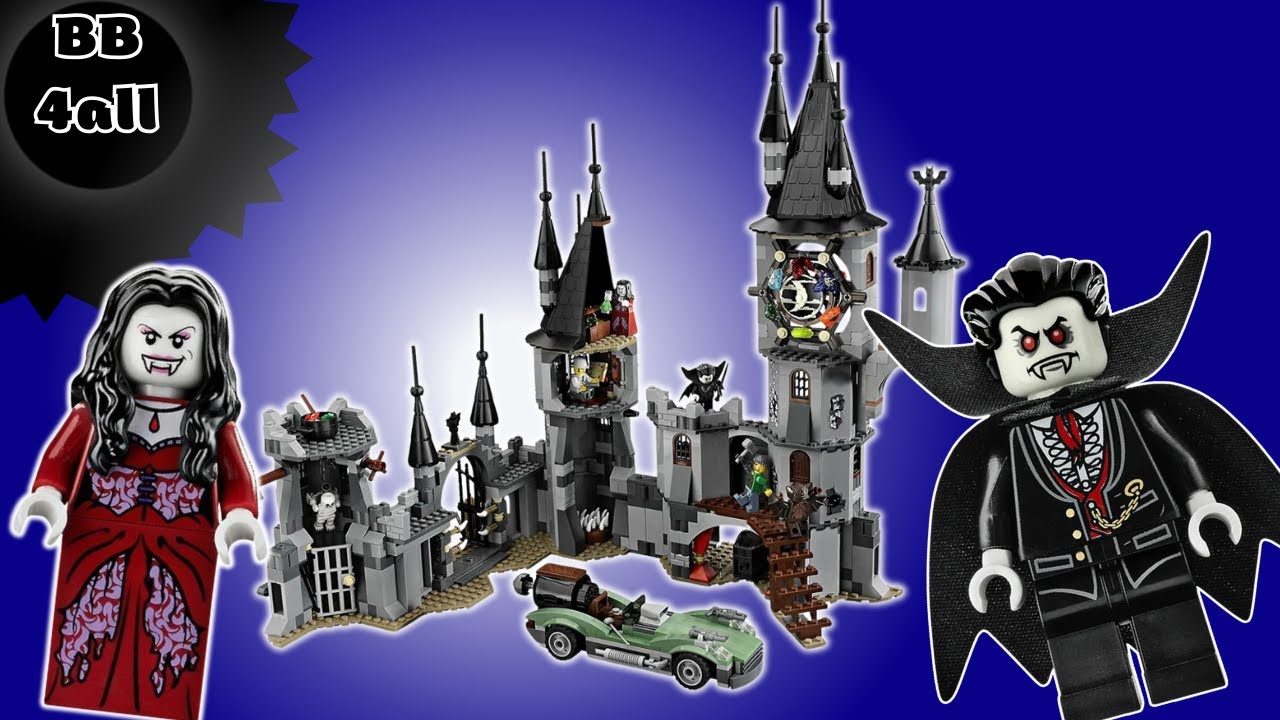 Lego Monster Fighters Vampyre castle 9468 - Lego Stop Motion Speed Build Review