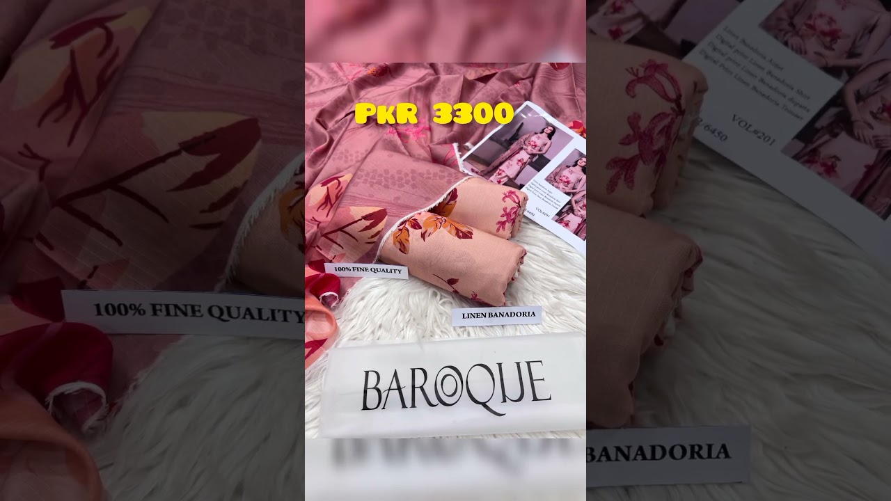 Sale Sale  , new volume of Baroque collection at wholesale rate #lawncollection #baroque #trends