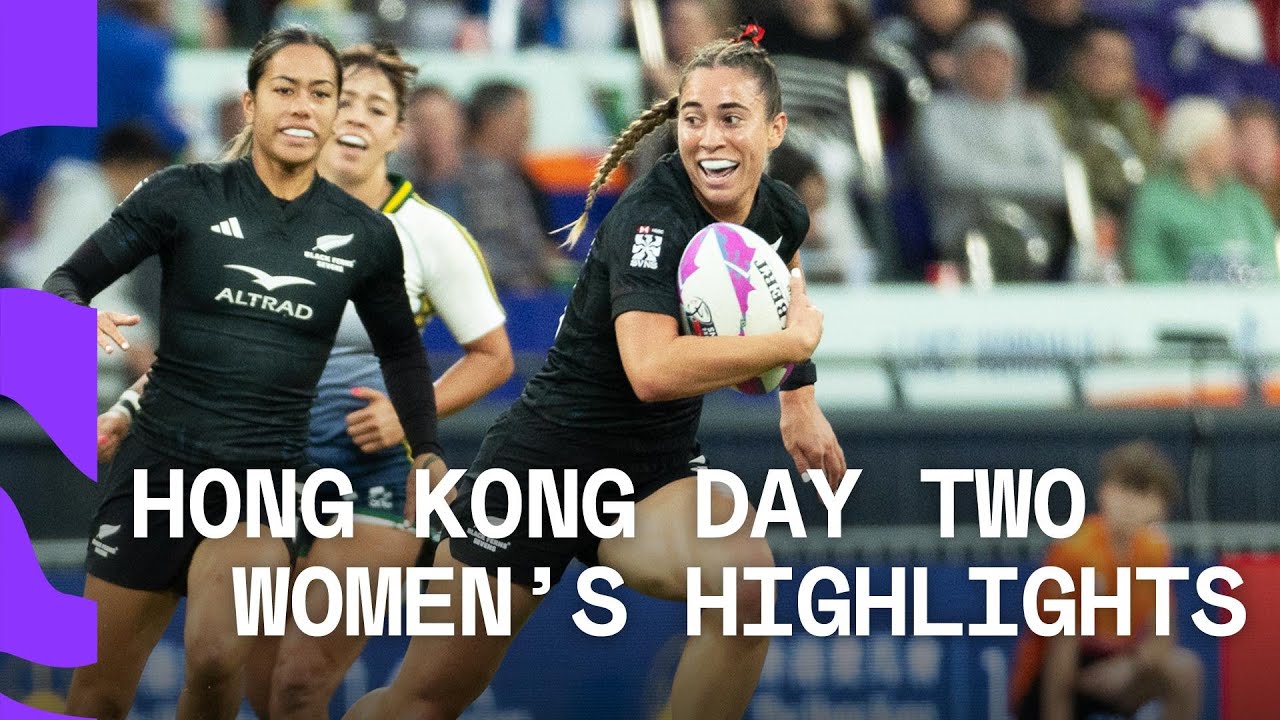 Black Fern BRILLIANCE ✨ | HSBC SVNS Hong Kong 2025 | Day Two Women's Highlights