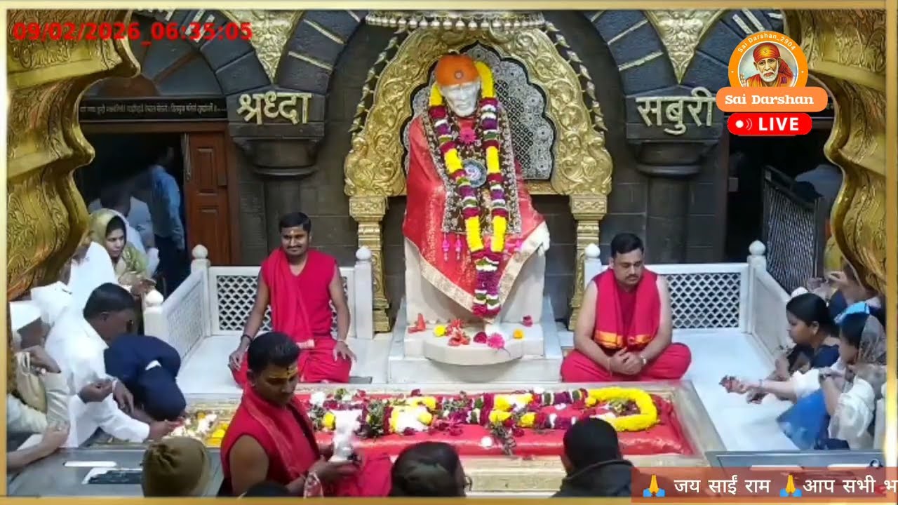 🔴 Live Shirdi Sai Baba Darshan | 10 February 2026 | Shirdi Saibaba Darshan