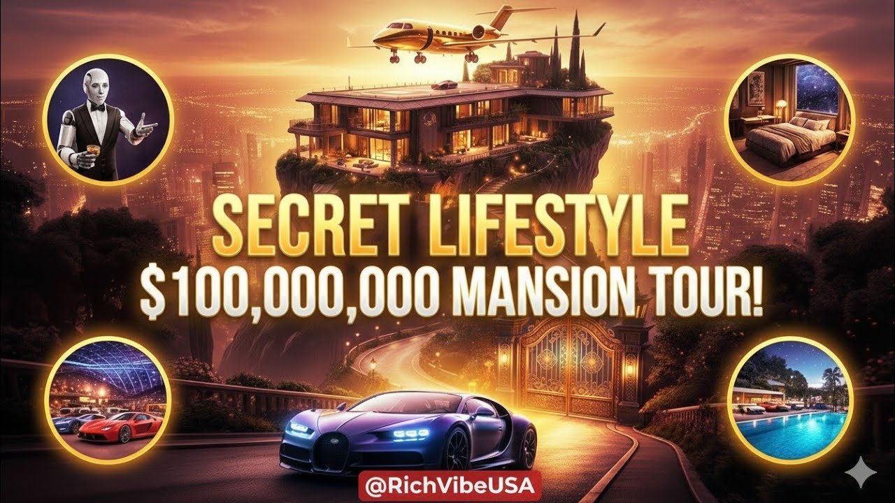 INSIDE  THE  $100,000,000 BILLIONAIRE LIFE 💎 | Private Jet to Mega Mansion | @RichVibeUSA