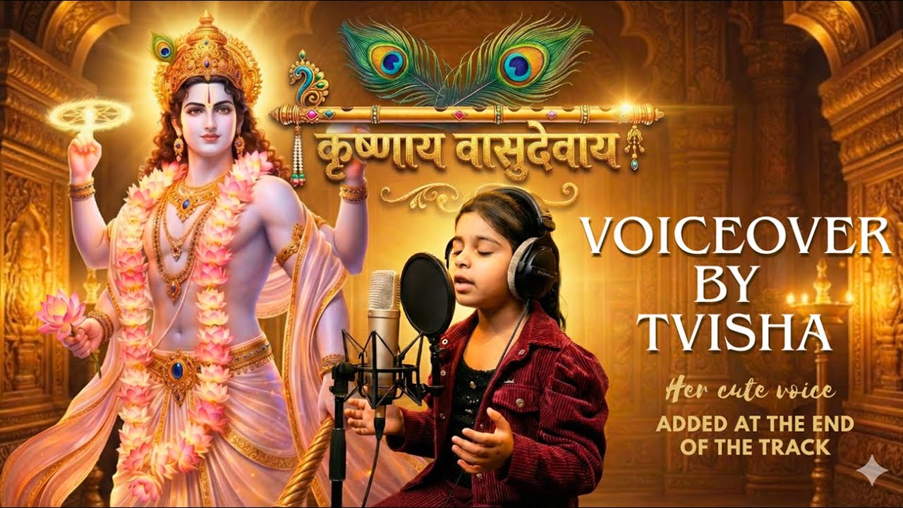 Krishnaya Vasudevaya | कृष्णाय वासुदेवाय | Krishna Mantra #KrishnaMantra #ShriKrishna #music #love