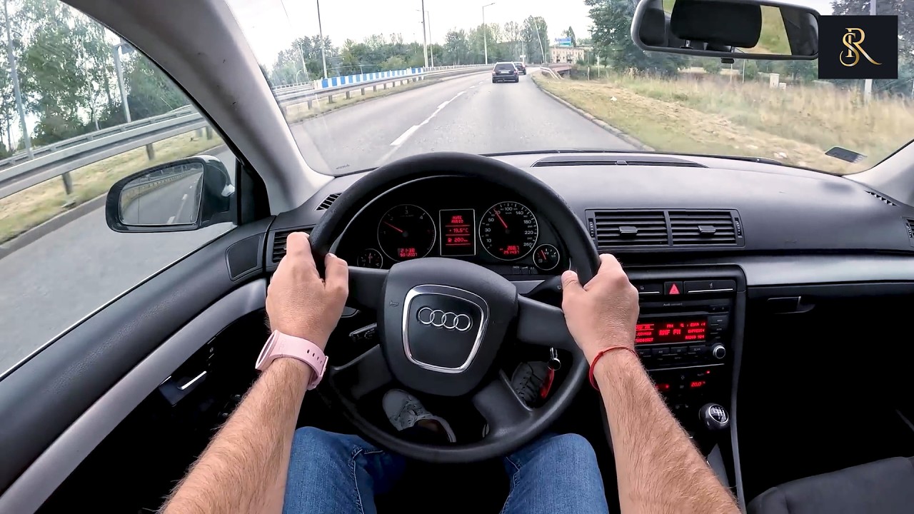 2008 Audi A4 B7 2 0 TDI PD 140 hp  POV Test Drive  Joe Black