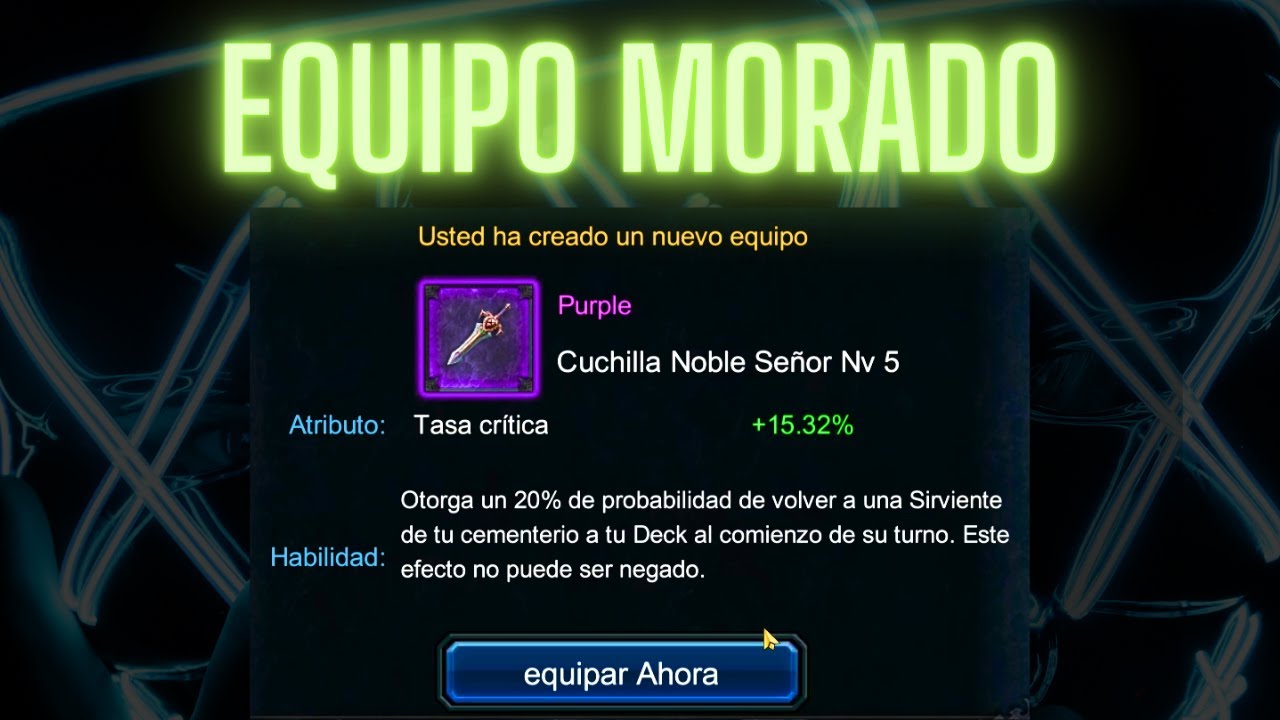 Deck Heroes Creando equipo Noble Señor Morado con 250 Chispas 😱😱😱😊😊