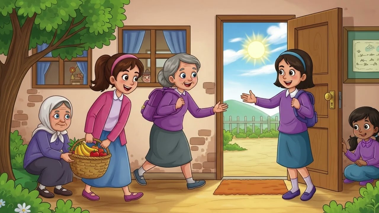 ابتسام وأجمل صدقة 🌸 | قصة رائعة تعلم الأطفال معنى الابتسامة والمساعدة | قصص أطفال قبل النوم